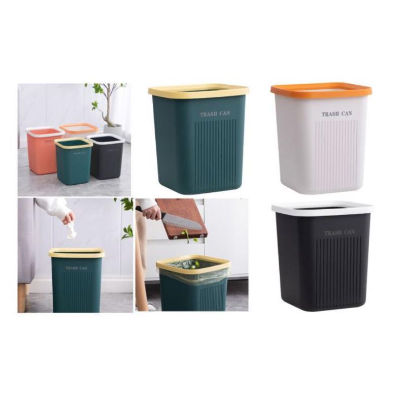 PAPELERAS PVC 3 COL 26X36X31 CM.