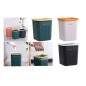 PAPELERAS PVC 3 COL 26X36X31 CM.