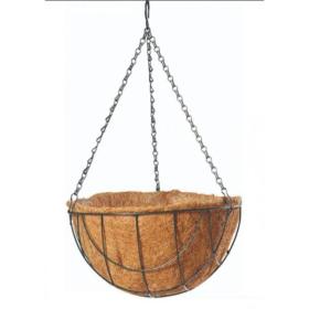 MACETA COCO C/METAL 25*11 CM