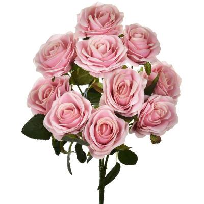 RAMO DE ROSAS 47 CM ROSA