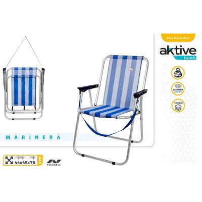 SILLA PLEG ALU FIJA 47X54X75 CM TEX