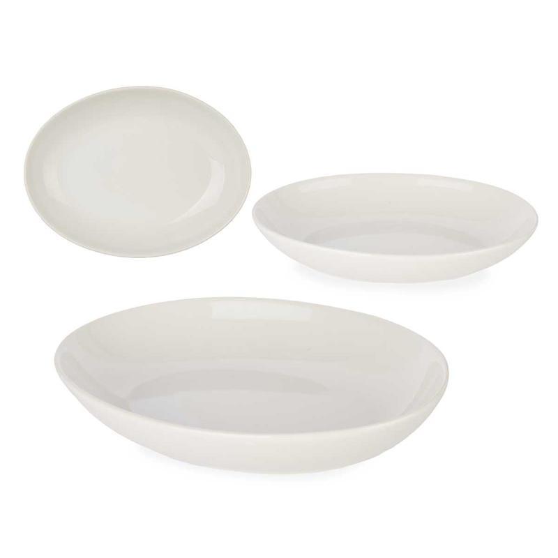 BANDEJA PORCELANA OVALADA 20 CM