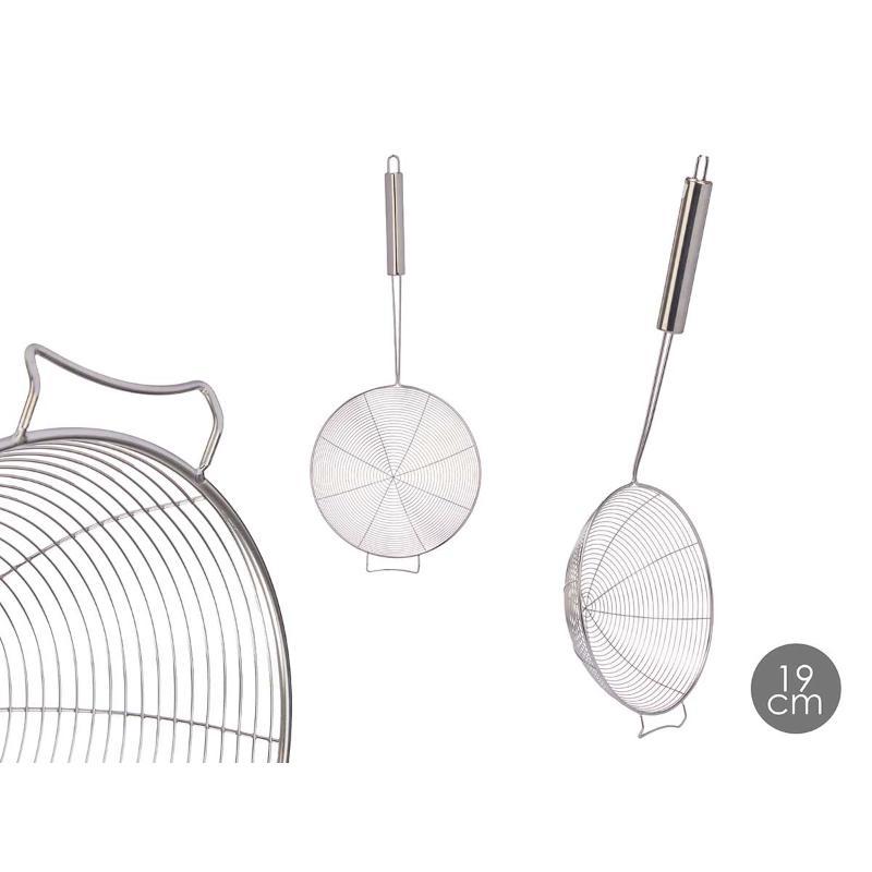 PALA ESCURRIDOR ACERO 19 CM SOPORTE