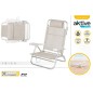 SILLA PLEG ALU 8 POS 47X49X82 CM C/COJIN