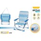 SILLA PLEGABLE ALU FIJA 44X35X72 CM