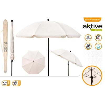 PARASOL D240 CM TUBO 28/32 POLYESTER BEIG