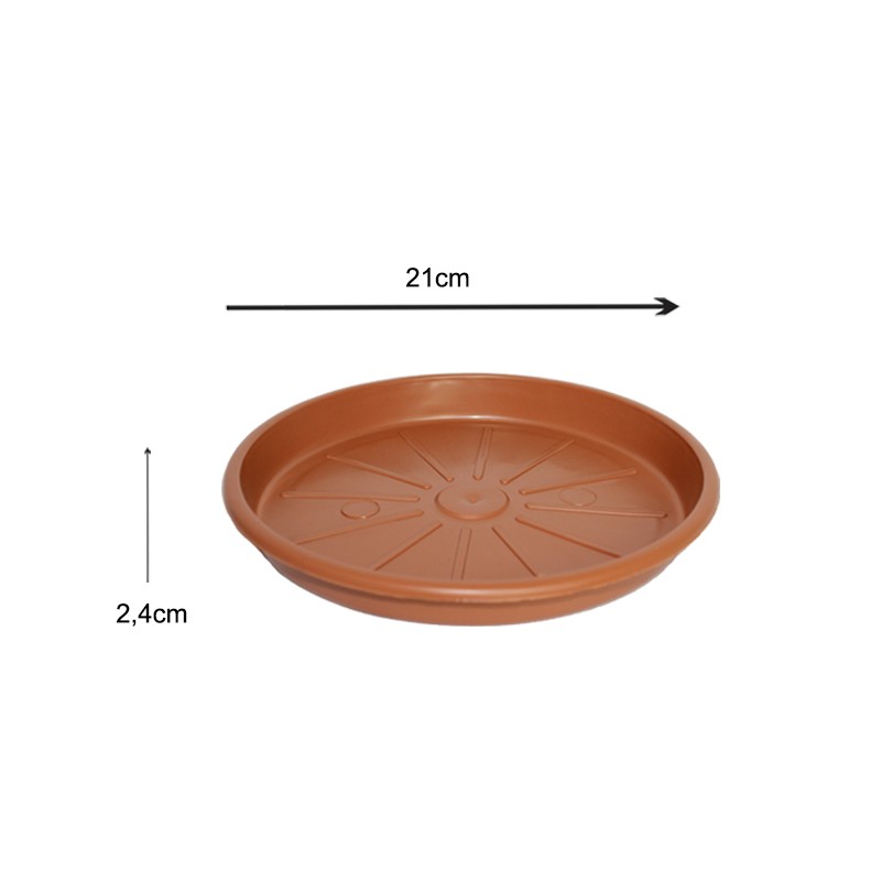 PLATO MACETA TERME 21 CMS