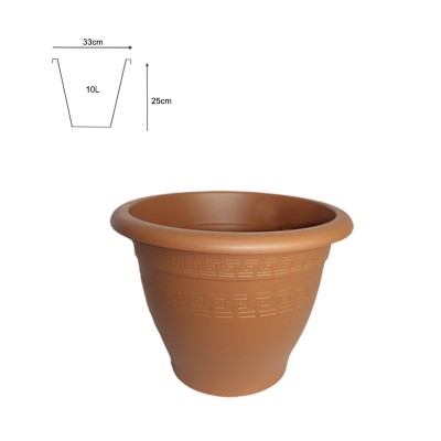 MACETA CAMPANA TERRACOTA 28 INTER 33 EXT