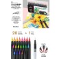 ESTUCHE 20+1 DELUXE BRUSH ACUAR
