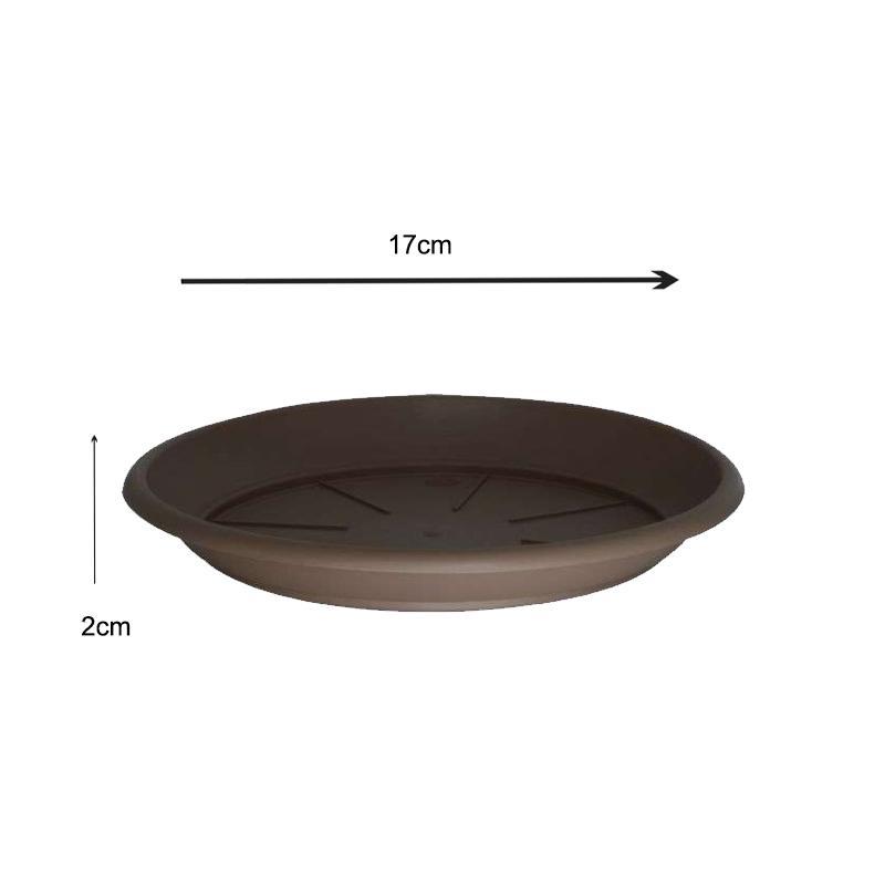 PLATO SIENA CHOCOLATE 17 CM.