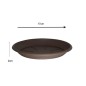 PLATO SIENA CHOCOLATE 17 CM.