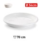 PLATO MACETA 54 CM BLANCO