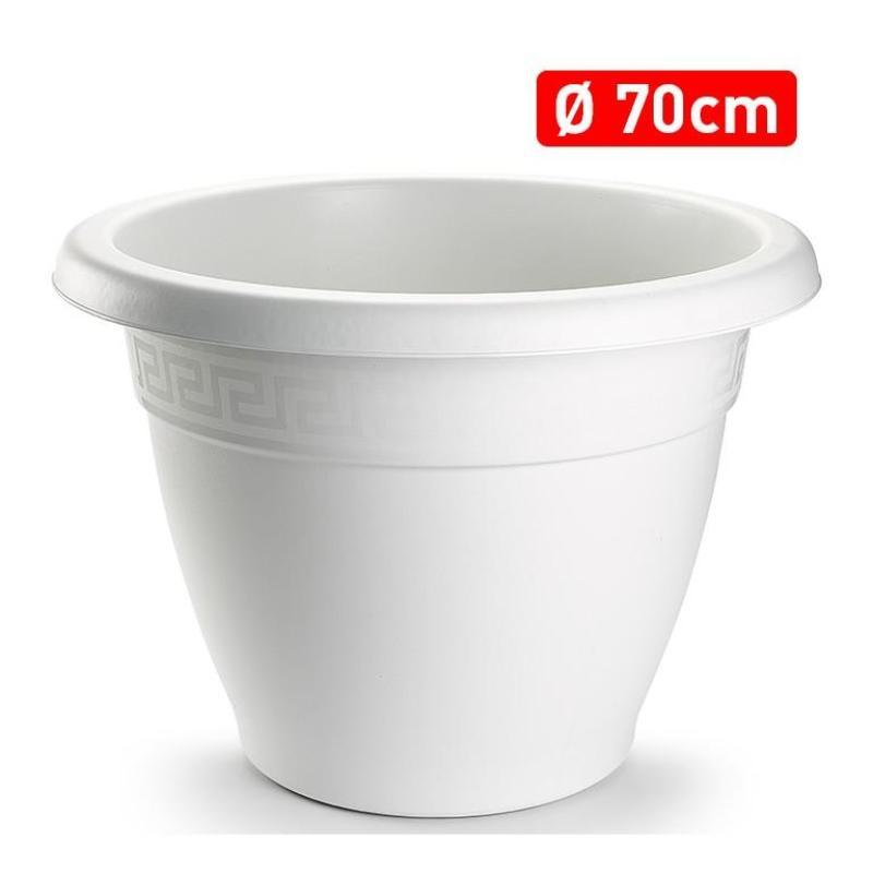 MACETA REDONDA 70 CM BLANCO