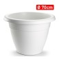 MACETA REDONDA 70 CM BLANCO