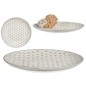 PLATO MADERA DECORACION ROMBO BL 29 CM