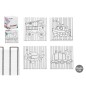 LIENZO MANUALIDAD 25X25 CM VEHICULOS SURT 4 MOD