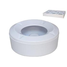 CENICERO DE AGUA BLANCO 10 CM