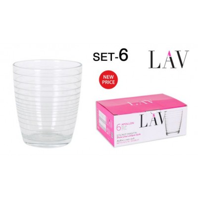 SET 6 VASOS 340 CC APOLLON