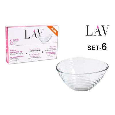 SET 6 BOLS 12 CM 300CC DERIN