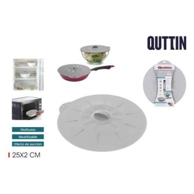 TAPA COCINA SILICONA 25 CM QUTTIN