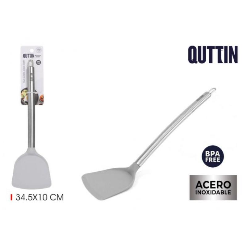 PALA SILICONA MANGO ACERO QUTTIN