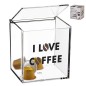 DISPENSADOR CAPSULAS METACRILATO I LOVE 13 CM