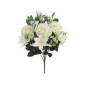 RAMO ROSAS-LILIUM X12 54 CM BLANCO