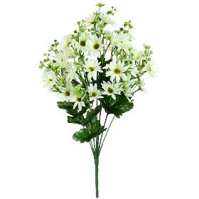 RAMO MARGARITAS X10-54 CM BLANCO