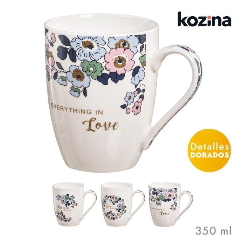 MUG 350 ML RAMO FLOR SURT