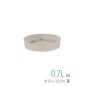 PLATO MACETA 17.5 CM CREMA