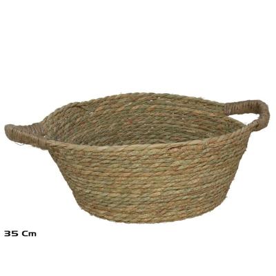 CESTA C/ASAS NATURA 35X15 CM