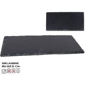 PLATO PRESENTACION NEGRO 16X32.5 CM