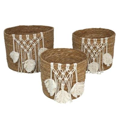SET 3 CESTAS CHEROKEE 32X28 CM