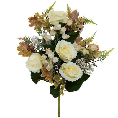 CONJUNTO ROSAS-ENKIAN (A) X 16-59 CM CREMA