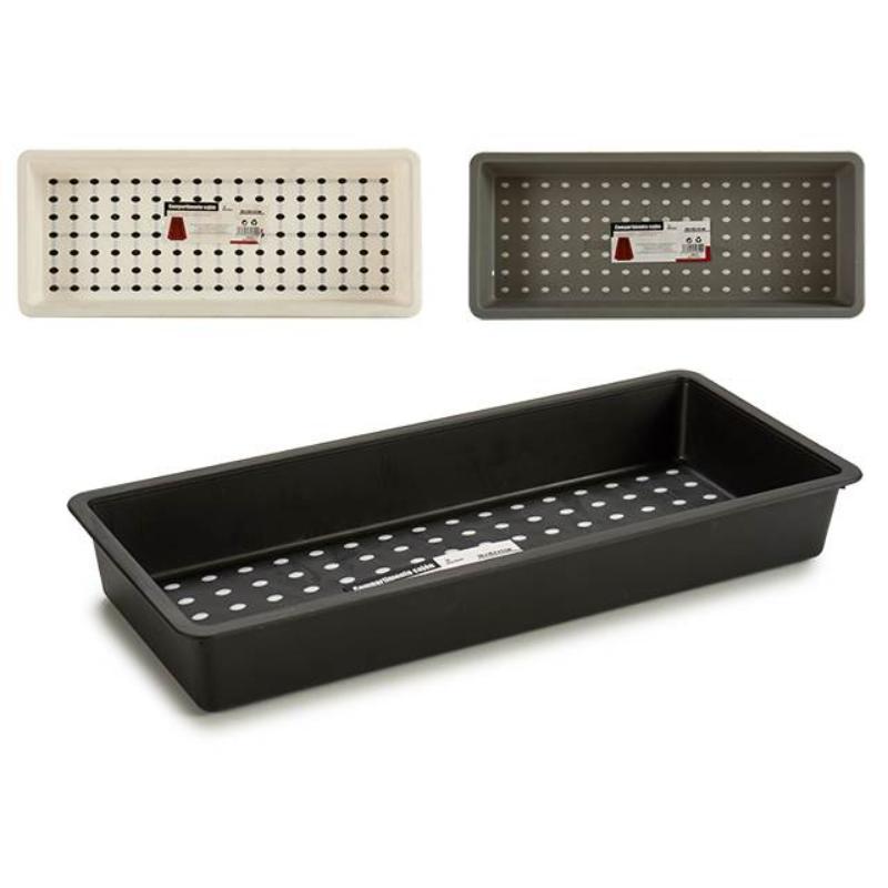 COMPARTIMENTO CAJON PLASTICO GRANDE 16.2 X 5 X 39 CM.