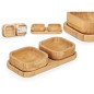 SET APERITIVO BAMBU 3 PZS