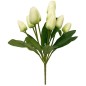 RAMO TULIPANES X 9-44 CM BLANCO