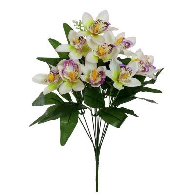 RAMO ORQUIDEA SATIN X 10-46 CM MALVA