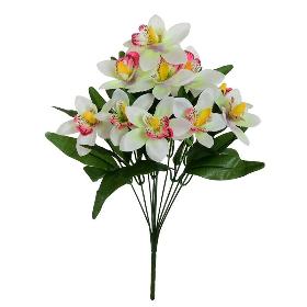 RAMO ORQUIDEA SATIN X 10-46 CM CREMA