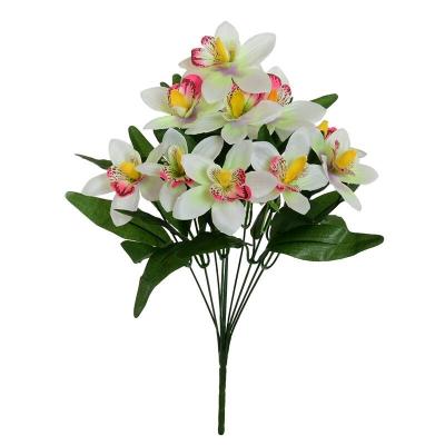 RAMO ORQUIDEA SATIN X 10-46 CM CREMA