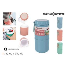 HERMETICO DOBLE PARED 380+380 ML COM