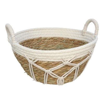 CESTA REDONDA CON ASAS GABON 30X15 CM