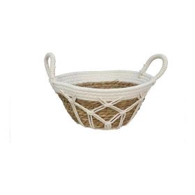 CESTA REDONDA CON ASAS GABON 26X13 CM