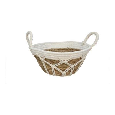 CESTA REDONDA CON ASAS GABON 26X13 CM