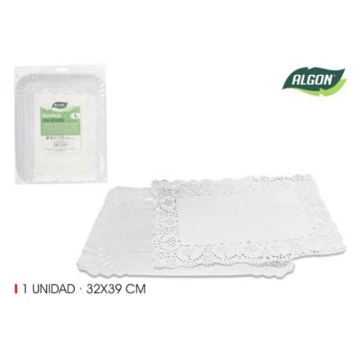 BANDEJA RECT BLONDA 32X39 CM ALGON