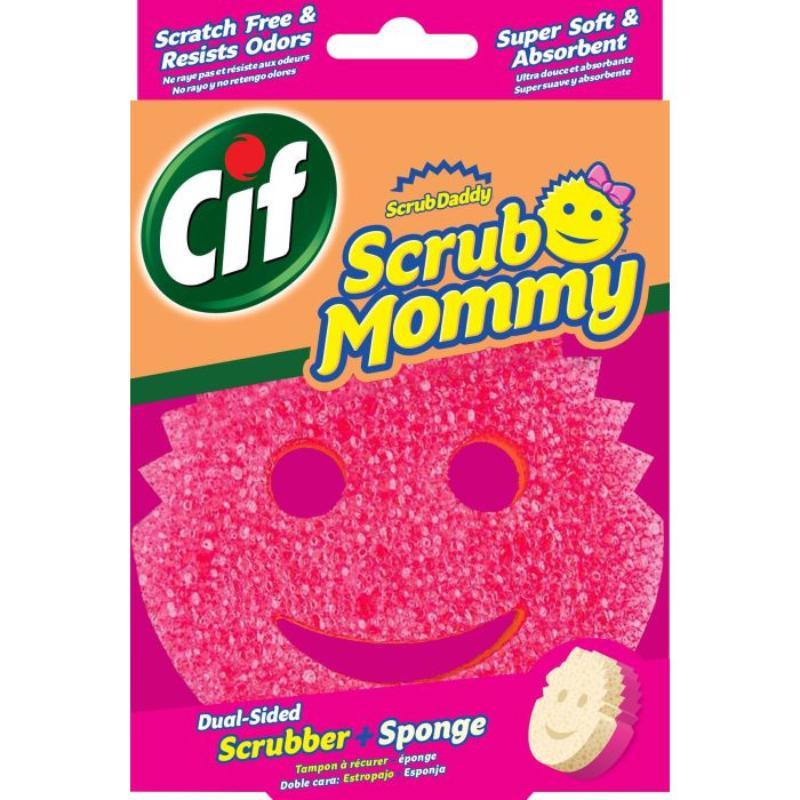 ESTROPAJO+ESPONJA FLEXIBLE Y ABSORBENTE CIF SCRUB MOMMY