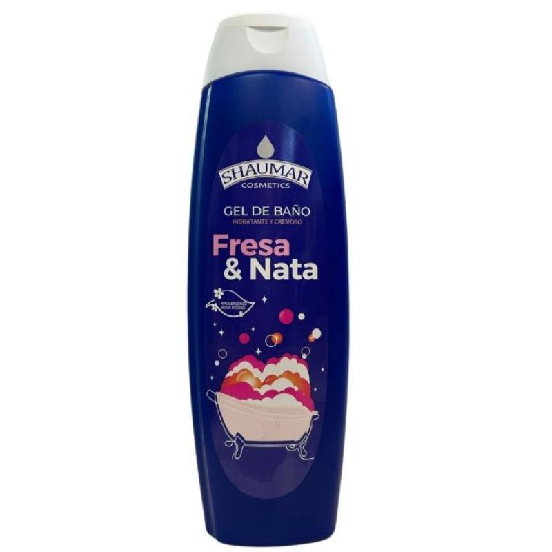 SHAUMAR GEL BAÑO 750 ML FRESA & NATA