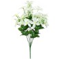 RAMO RELLENO LILIES X9-54 CM BLANCO