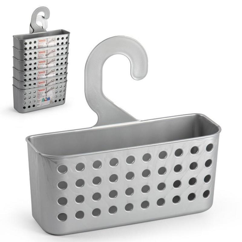ACCESORIO BAÑO COLGADOR PLATA
