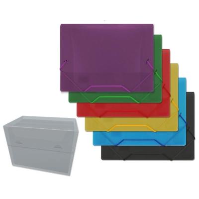 PP CARPETA GOMAS Y SOLAPAS TRANSP